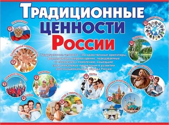 Плакат "Традиционные ценности России" 6000226 6000226