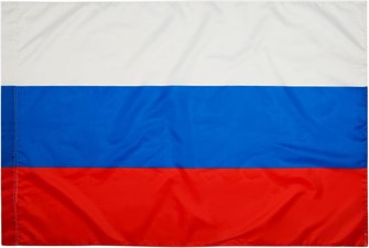 Флаг триколор РФ шёлк 90х145см Ф90145 Ф90145
