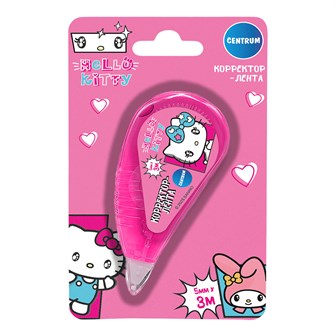 78294 Корректор-лента "Hello Kitty" 5 мм х 3 м на блистере 78294