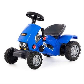 Каталка трактор с педалями Turbo-2 синяя 84644 П-Е /1/ 259-278