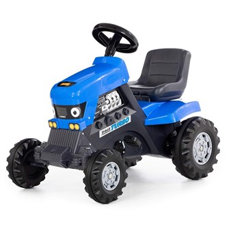 Каталка трактор с педалями Turbo синяя 84620 П-Е /1/ 259-276