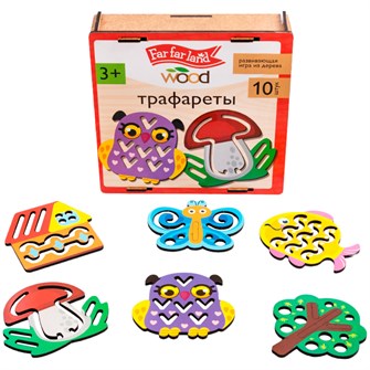 Деревянные Трафареты Far far land Wood (10 шт.) 05211 180-977