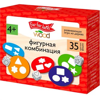 Деревянная Игра развивающая "Фигурная комбинация" Far far land Wood 05694 478-644
