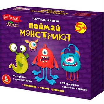 Деревянная Игра Поймай монстрика Far far land Wood 05680 478-550