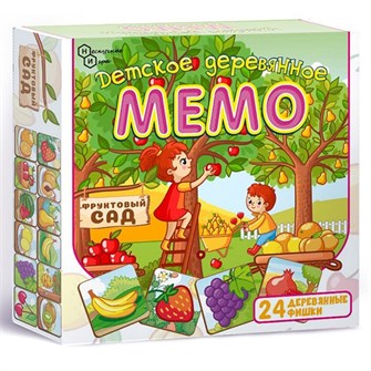 Деревянная Игра Мемо "Фруктовый сад" 24 дет. 8503 380-554