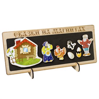 Деревянная сказка на магнитах Курочка Ряба К-0543/6 278-943