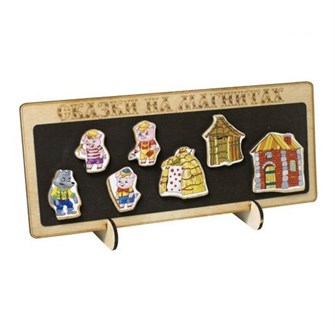 Деревянная сказка на магнитах Три поросенка К-0543/5 278-945