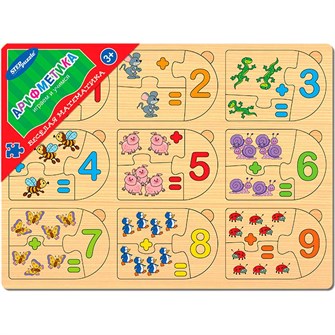 Деревянная Игра Весёлая математика. Арифметика 89205 478-874