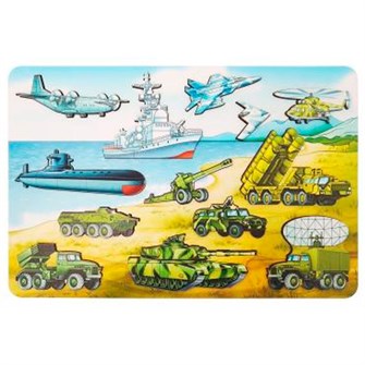 Деревянная рамка вкладыш Военная техника 8535 /35/ 978-449