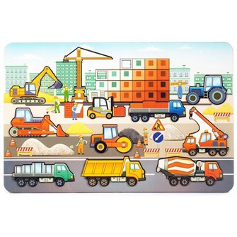 Деревянная рамка вкладыш Стройплощадка 8026 280-566