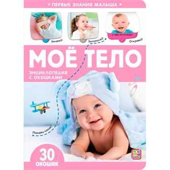 Книга 9785001346678 Первые знания малыша(с окошками). Моё тело 401-494