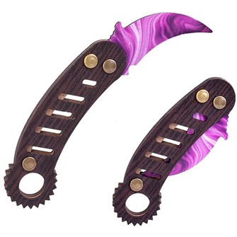 Деревянный Нож Раскладной Коготь тигра 0018 337-345