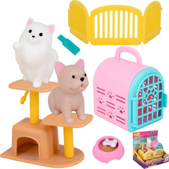 Игровой набор LD009 Питомец с аксесс. в кор. 216-123