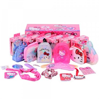 Сумочка-брелок с сюрпризами Hello Kitty 1 шт. в ассортитменте 6 шт HK002 216-220