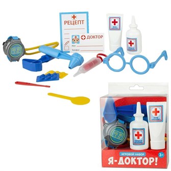 Набор «Я-доктор» 11 предметов, визитка, рецепты 09465 116-897