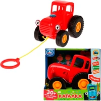 Каталка ТРАКТОР Синий трактор 30 песен,загадок и звуков.свет HT848-R1 418-841
