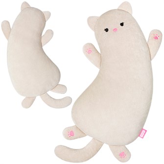 Мякиши подушка Кошечка Молли, бежево-серая 809 419-231