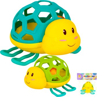Игрушка развивающая Levatoys MKJH106 Черепашка на бат в пак. 517-101