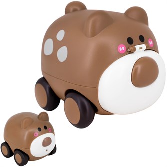 Игрушка инерционная Мишка 001-D коричневый 104-709