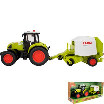 Трактор на батарейках MK900L свет, звук в коробке 430-450