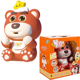 Игрушка на батарейках интерактивная Vivid Fella Медвежонок БУ-БУ SF82306A 431-356
