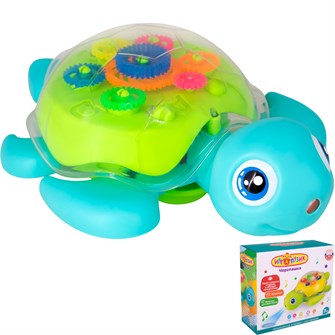 Игрушка на батарейках ZYA-A3310 Играпузик Черепашка в кор. 431-276