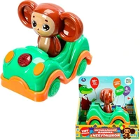Игрушка на батарейках Машинка с фигуркой Чебурашки СОЮЗМУЛЬТФИЛЬМ Умка HT1430-R 431-139