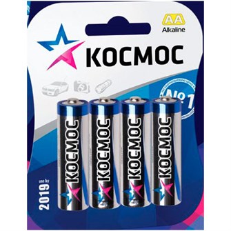 Элемент питания LR 6 Космос 4xBL Classic KOCLR64BL_CLASSIC /4 шт/ 050095  /цена за упак/ 430-747