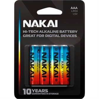 Элемент питания LR 3 NAKAI Hi-Tech 4xBL 431-166