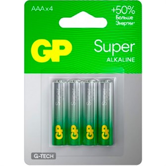 Элемент питания LR 3 GP Super G-Tech 4xBL (40/160) /цена за упак/ 561847 431-112