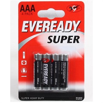 Элемент питания 161988 Eveready (4шт)  /R03/286 BL 331-852