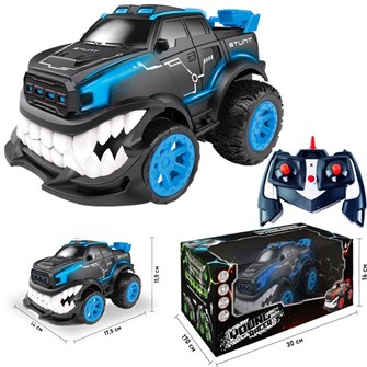 Машина на радиоуправлении Young Racer YS336-85J Зубастик синий в кор. 426-280