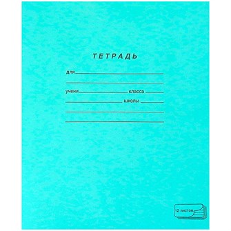 Тетрадь 12 л. Частая косая линия 018244 894-241