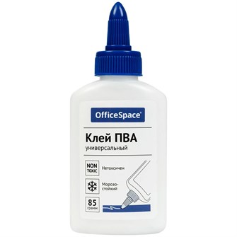 Клей ПВА 85 гр. с дозатором, дисплей бокc OfficeSpace 355605 889-247