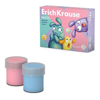 Гуашь 12 цв. ErichKrause Frenchie по 12 мл 61419 910-385