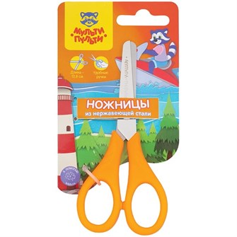 Ножницы 12,8 см. Мульти-Пульти Приключения Енота ассорти MS_15978 910-546
