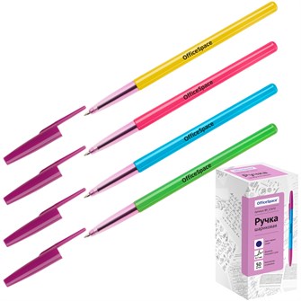 Ручка шариковая OfficeSpace "Color-219" синяя, 0,7мм, 363892 893-406