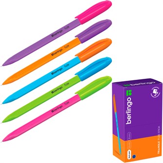 Ручка шариковая синяя 0.5мм Triangle Fuze Stick СВр_05218 Berlingo 894-016