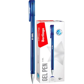 Ручка гелевая синий 05мм X-Gel СGр_50121 Berlingo 893-991