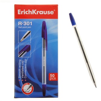 Ручка шариковая синяя 0,7 мм. R-301 Pastel Stick 55387 /Erich Krause/ 390-079