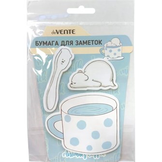 Набор клейкой бумаги для заметок "deVENTE. Animals Coffee. Bear" 3x20 листов ассорти 2010412 909-562