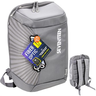 Рюкзак молодежный Seventeen Color optic fiber.Powerbank, чехол от дождя в компл. SVHB-RTV-815RF Новый ОПТ 792-955