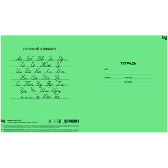 Тетрадь 18 л. линия BG 364863 897-119