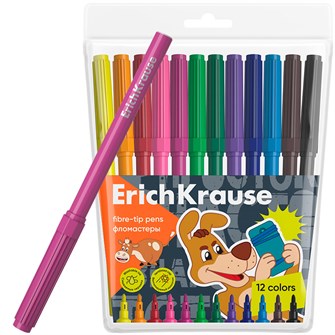 Фломастеры 12 цв. Erichkrause Простоквашино 61065 889-668