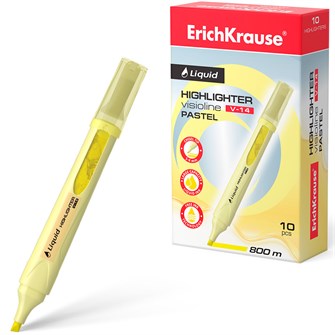 Текстмаркер желтый Visioline V-14 Liquid Pastel 56023 /Erich Krause/ 894-814