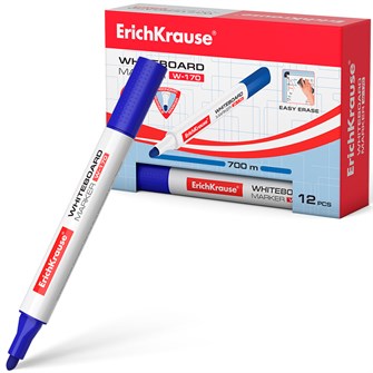 Маркер синий д/доски ErichKrause W-170 13044 889-876