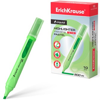 Текстовыделитель зеленый Liquid Visioline V-14 Pastel 56024 /Erich Krause/. 889-869