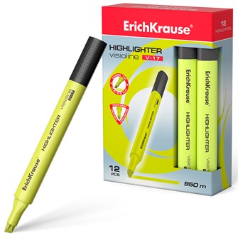 Текстовыделитель желтый Visioline V-17 Neon 56700 /Erich Krause/. 889-865