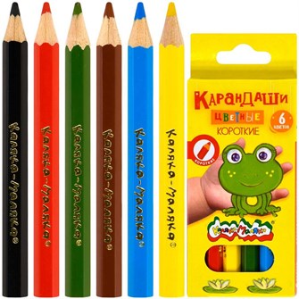 Карандаши цветные 6 цв. Каляка-маляка шестигранные КККМ06 790-151