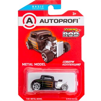 Модель 1:64 Серия HOT ROD CARS чёрный B/ROD-004 439-392
